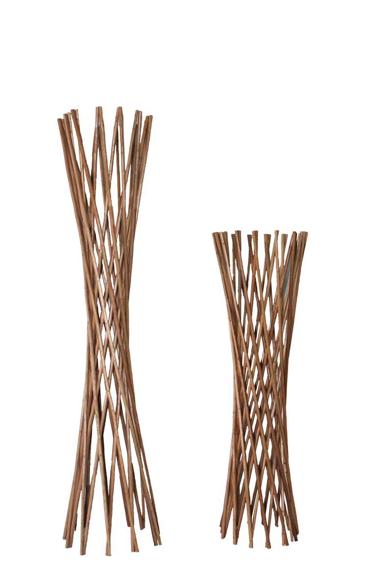 carbonized flower bracket